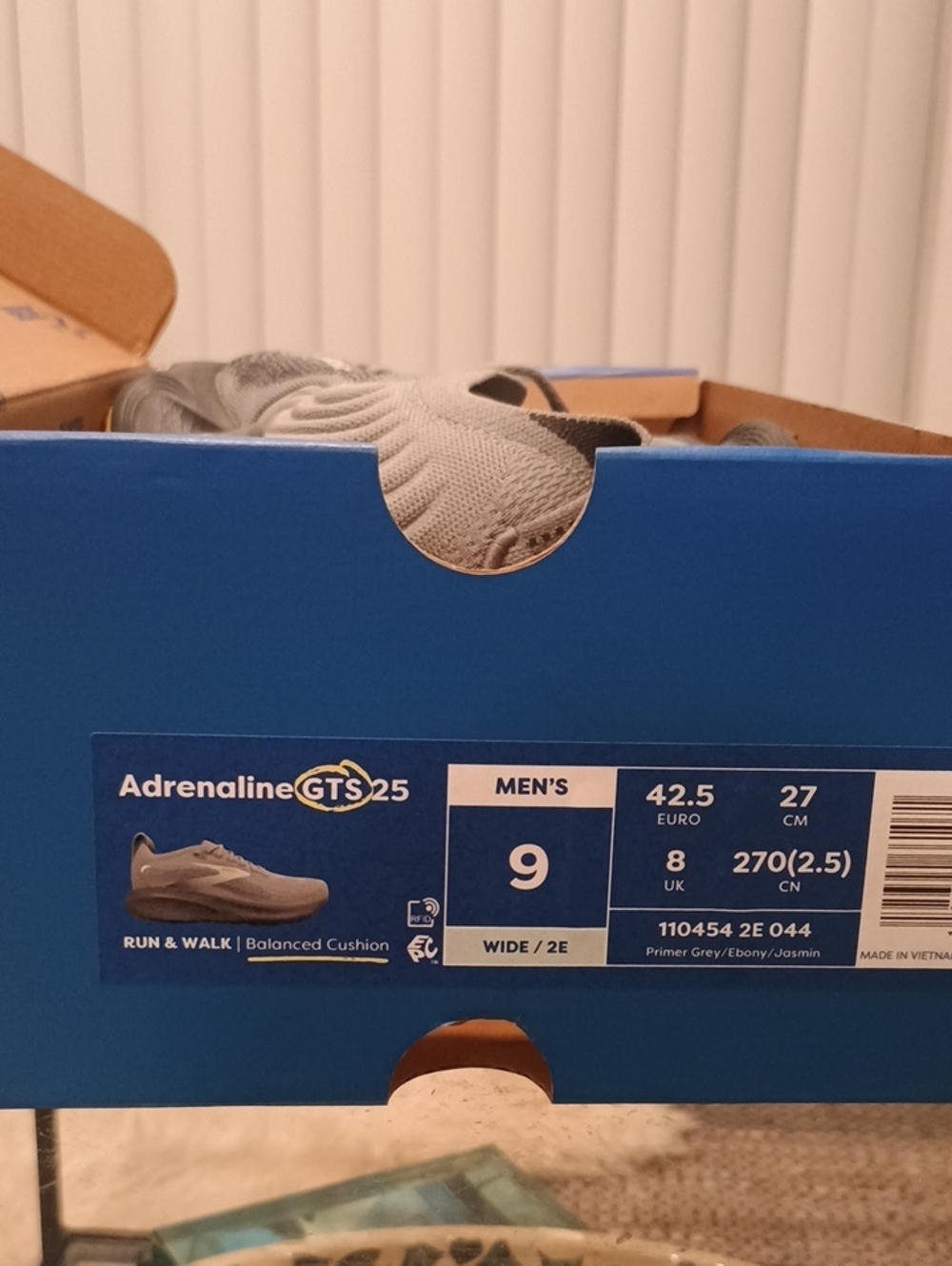 Brooks Adrenaline GTS 25 Men's Running Shoes - Primer Grey
